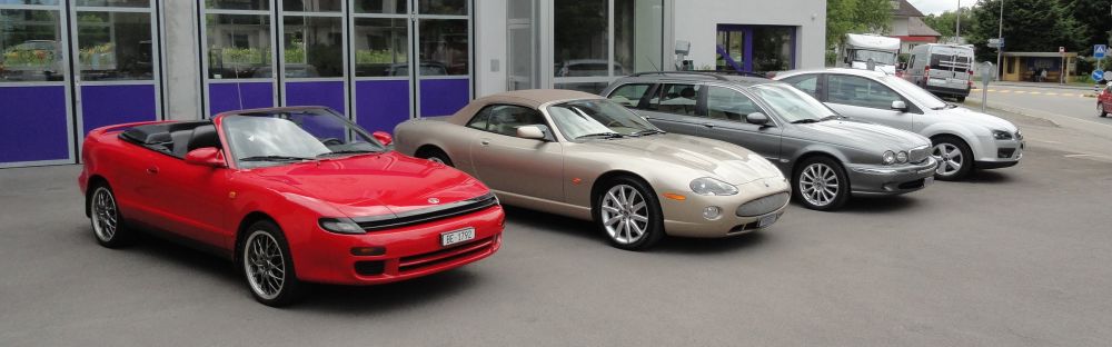 Personenwagen vor der meier-garage.ch